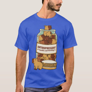Antidepressivt capybara av Tobe Fonseca T Shirt