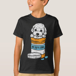 Antidepressivt Pudel Cute Animal Pet Hund älskare T Shirt