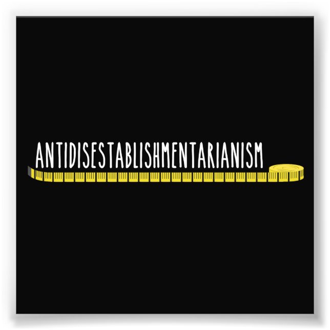 Antidisetmentarism Longest Ord Fototryck (Framsidan)