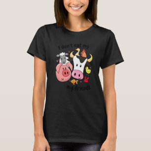 Antidjursgrymma animaliska Höger som jag inte äter T Shirt