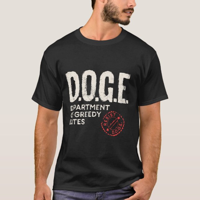 Antidoge D.o.t.ex. verklig definition T Shirt (Framsida)