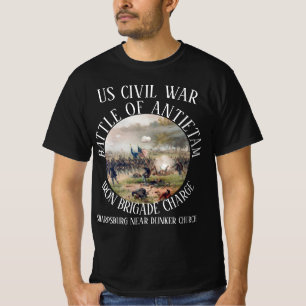 ANTIETAM BATTLE US CIVIL KRIG JÄRN BRIGADE CHARGE T SHIRT