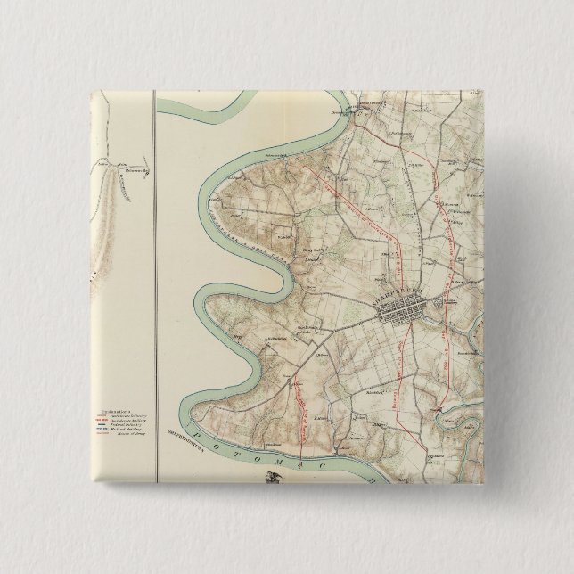 Antietam, Harper's Ferry, Sharpsburg Knapp (Framsida)