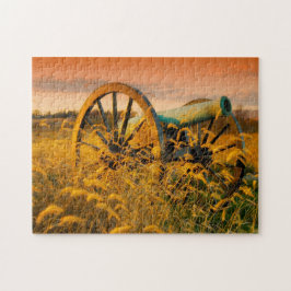 Antietam Maryland gammal kanon. Pussel