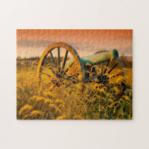 Antietam Maryland gammal kanon. Pussel