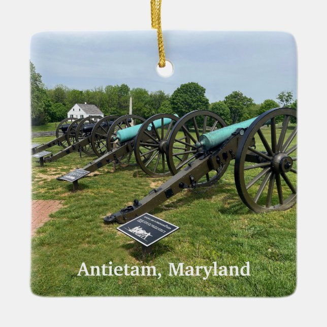 Antietam Maryland Julgransprydnad Keramik (Framsida)