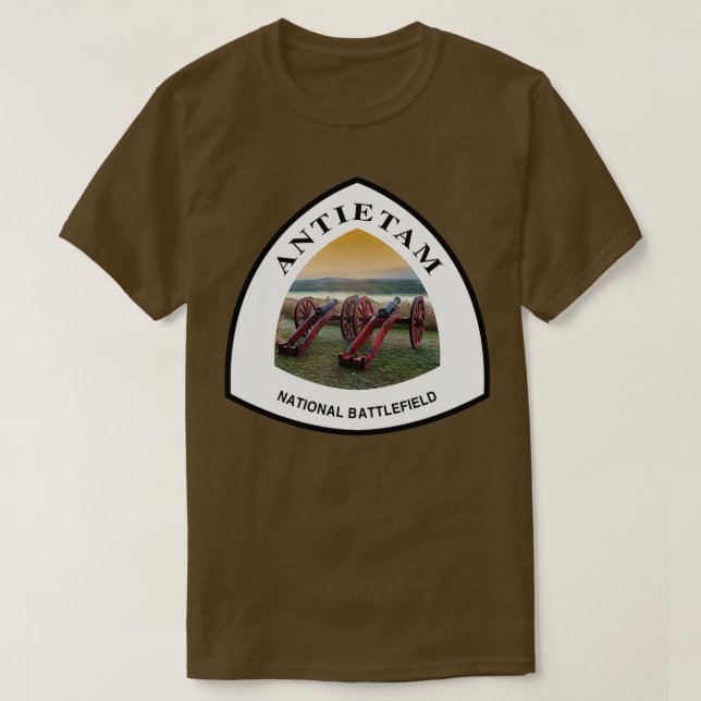 Antietam National Battlefield-spårmarkör T Shirt (Design framsida)