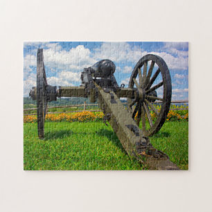 Antietam Saratoga gammal kanon. Pussel