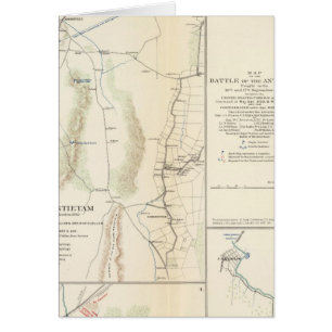 Antietam, Suffolk, Gettysburg Hälsningskort