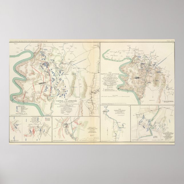 Antietam, Suffolk, Gettysburg Poster (Framsidan)