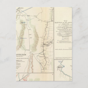 Antietam, Suffolk, Gettysburg Vykort