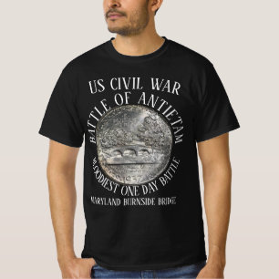 ANTIETAM US CIVIL KRIG BURNSIDE BRIDGE T SHIRT
