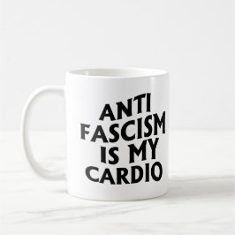 Antifascism är min Cardio Kaffemugg