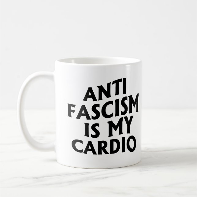 Antifascism är min Cardio Kaffemugg (Vänster)
