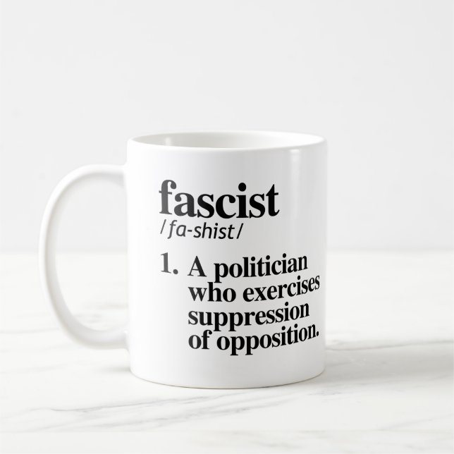 Antifascism Kaffemugg (Vänster)