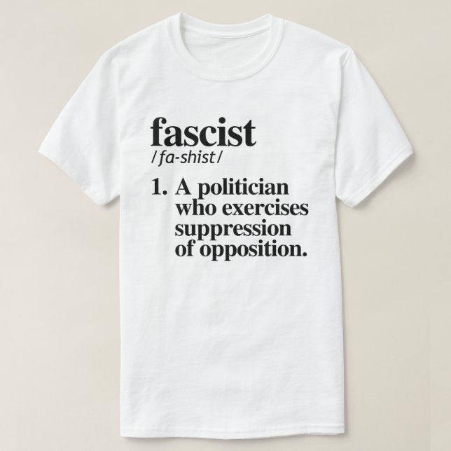 Antifascism T Shirt (Design framsida)