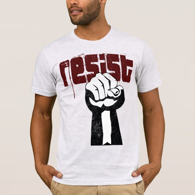 Antifascismen motverkar politiska protester t shirt (Framsida)