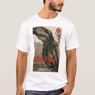 Antifascist! Hjälp oppressed_Propagandaaffischen Tröja