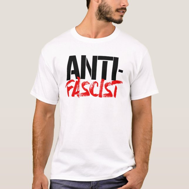 ANTIFASCIST T SHIRT (Framsida)