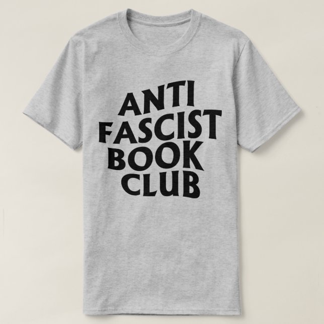 Antifascistisk Bok-Klubb T Shirt (Design framsida)