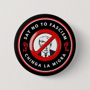 Antifascistisk Denimjacka Knapp