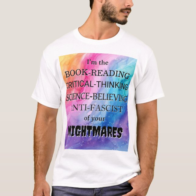 Antifascistisk t-shirt (Framsida)