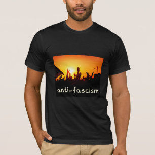 Antifascistiska åtgärder, förenade mot fascism t shirt