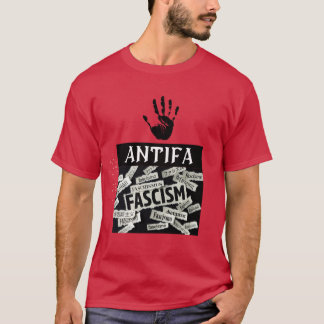 Antifascistiska åtgärder, förenade mot fascism t shirt