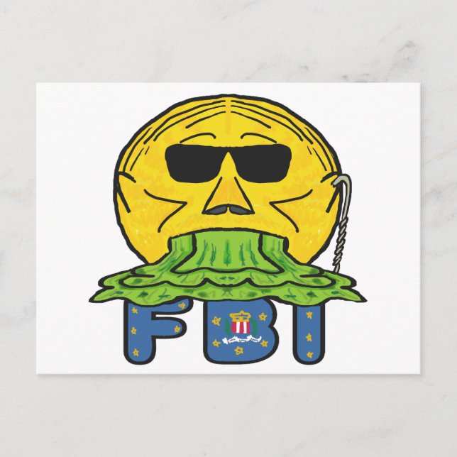 AntiFBI Vykort (Framsida)