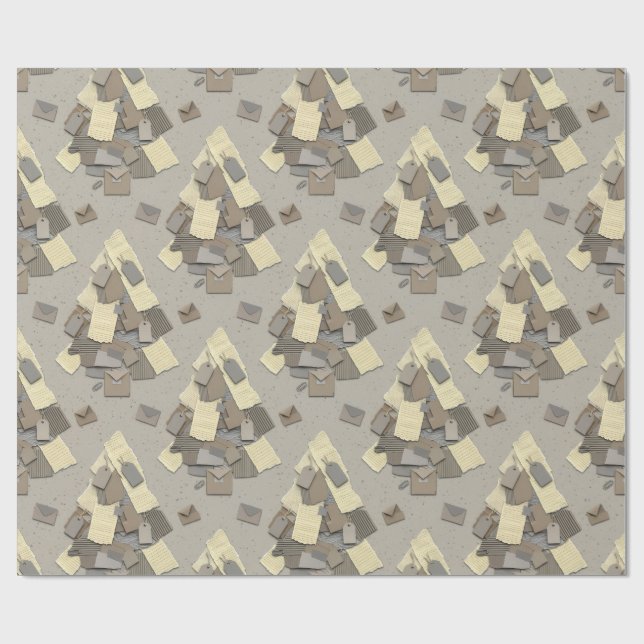 Antiförbrukaristiskt julpapper (Platt)