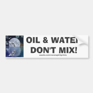 ANTIFÖRORENINGSBREDANDE DOLFIN Bumper Sticker Bildekal