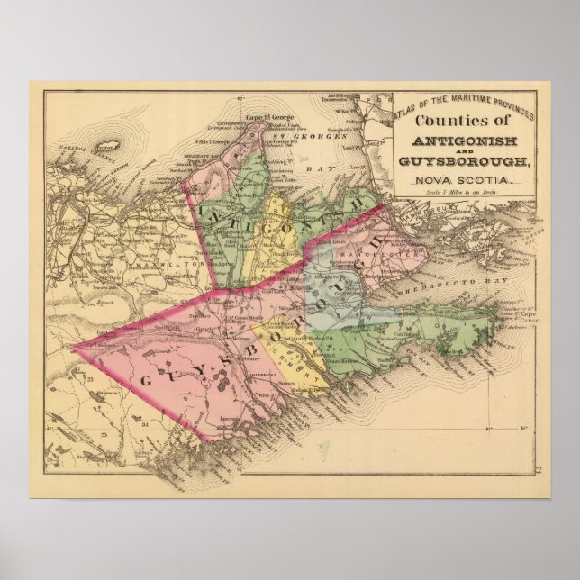 Antigonish, Guysborough County, NS Poster (Framsidan)