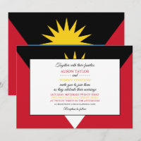 Antigua & Barbuda Flagga, Antiguan Barbudan Bröllo