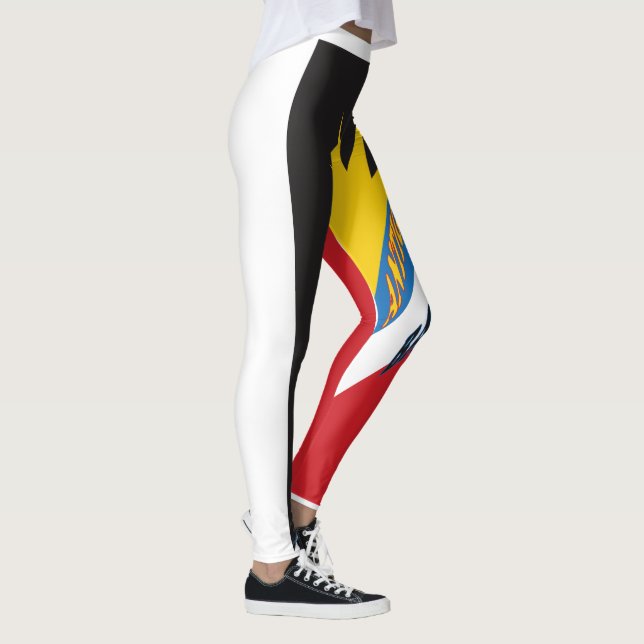 Antigua & Barbuda flagga Leggins Leggings (Höger)