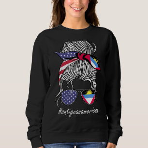 Antigua & Barbuda Heritage American Women Girl Ani T Shirt