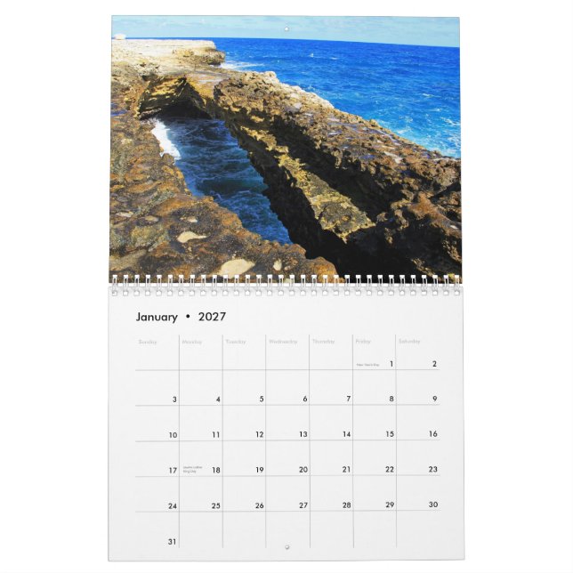 Antigua Barbuda kalendrar Kalender (Jan 2027)
