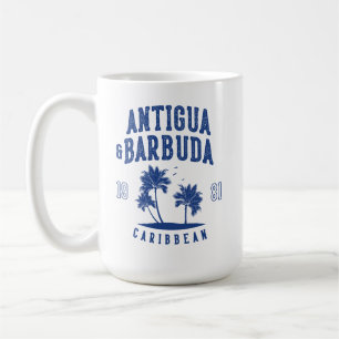 Antigua & Barbuda Karibisk Palmltree Kaffemugg