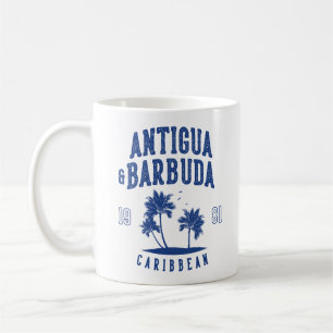 Antigua & Barbuda Karibisk Palmltree Kaffemugg