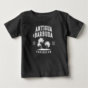 Antigua & Barbuda Karibisk Palmltree T Shirt