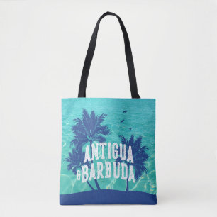 Antigua & Barbuda Karibisk Palmltree Tygkasse
