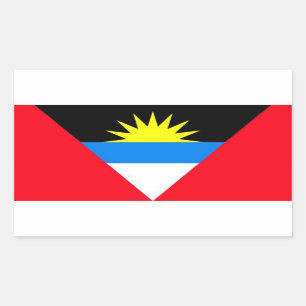 ANTIGUA & BARBUDA REKTANGULÄRT KLISTERMÄRKE