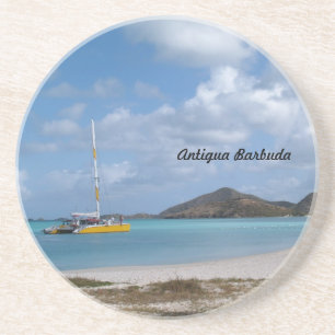 Antigua Barbuda-serien - Jolly Beach Underlägg Sandsten
