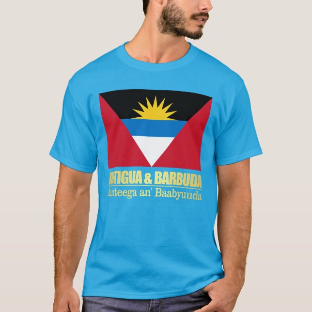 Antigua & Barbuda T Shirt (Framsida)