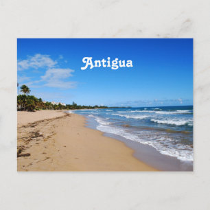 Antigua Beach Vykort