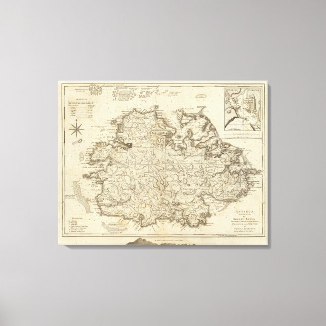 Antigua Canvastryck (Framsida)