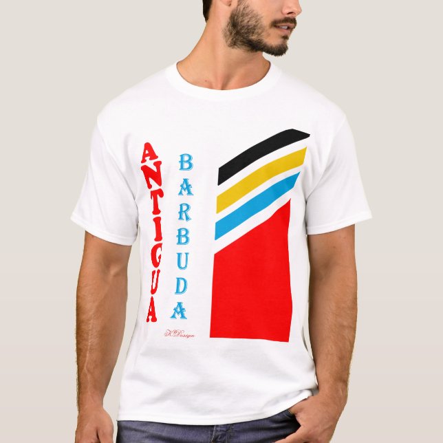 Antigua Colorful T Shirt (Framsida)