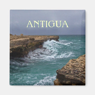 Antigua djävulen överbryggar souvenirfotomagnete magnet