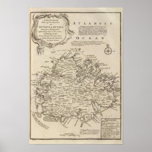 Antigua eller Antego Poster