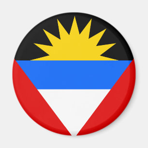 Antigua flagga magnet