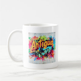 Antigua Graffiti Vibes: Island Street Art Ed Kaffemugg